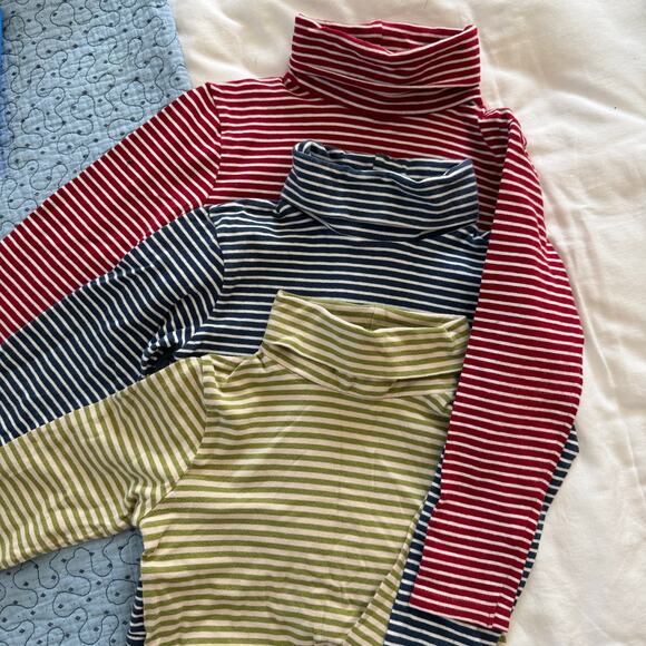 PAPO D' ANJO Turtleneck Bundle Stripe 5-8 Years winter fall casual - Picture 1 of 5